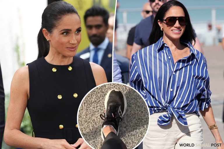 Meghan Markle Ditches Heels for Affordable Saucony Sneakers