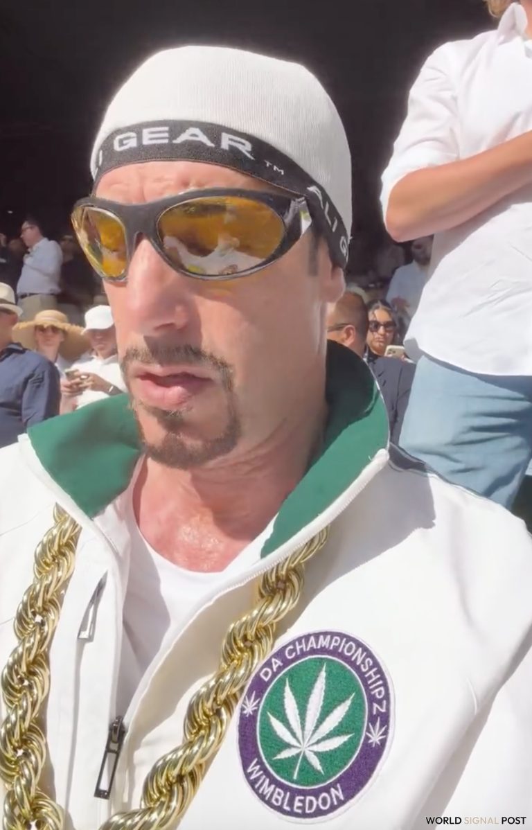 Sacha Baron Cohen Appears as Ali G at Wimbledon