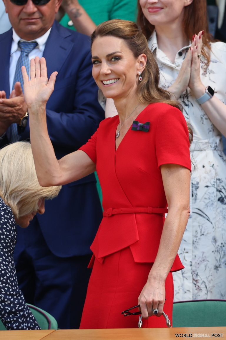 Kate Middleton Dazzles in Red at Wimbledon 2026 Kate Middleton Dazzles in Red at Wimbledon 2026