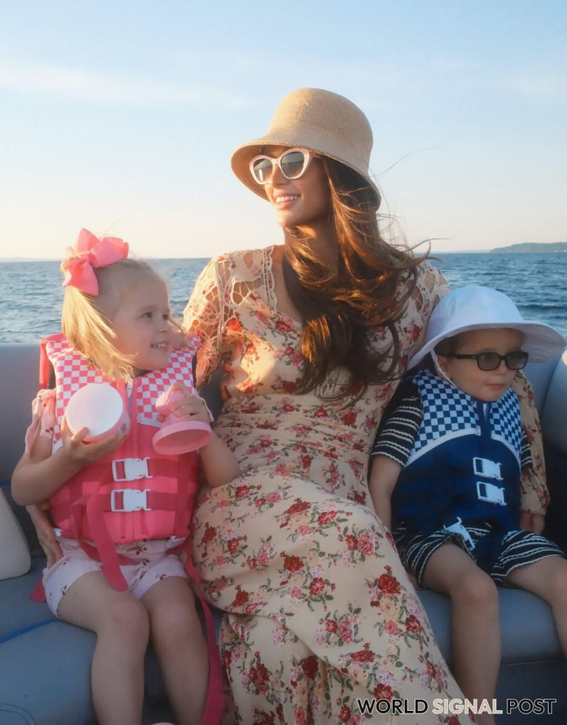 Paris Hilton Unveils New Brunette Look at Cherry Festival
