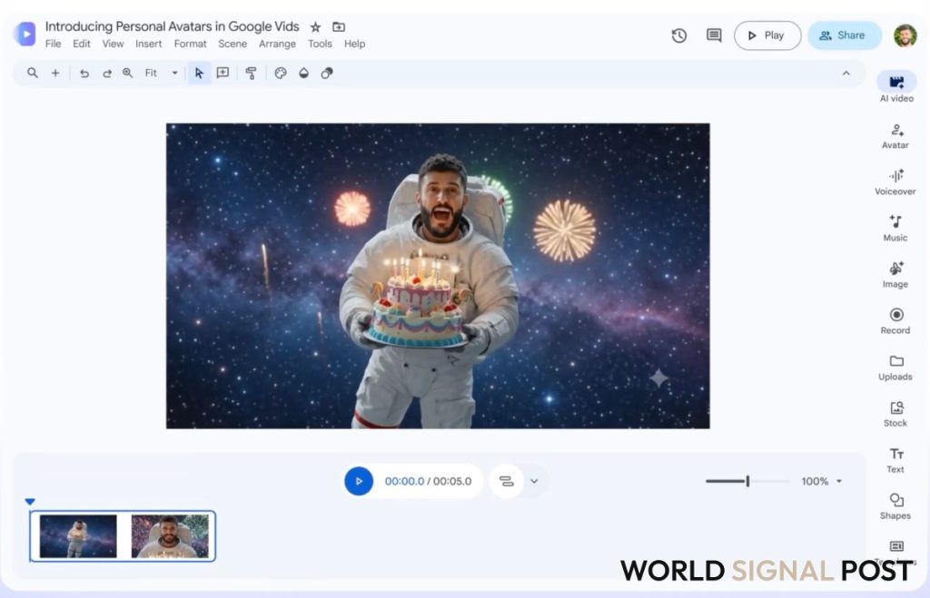 Google Vids Introduces Custom AI Avatars for Video Creation
