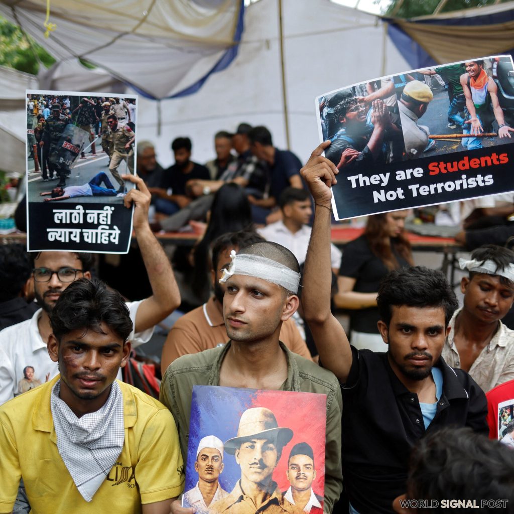 India's Young Protesters Stand Strong Amidst Violence