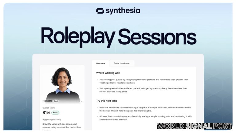 Synthesia Expands AI Training Platform to Live Coaching